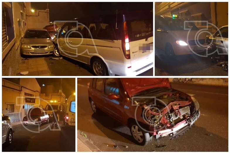 Imágenes del accidente obtenidas por TELDEACTUALIDAD (Foto TA)